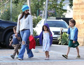 Stepping out_ The 34-year-old kept a tight hold of three-year-old son Livingston, and six-year-old daughter Vida, with son Levi, seven,_0001.jpg