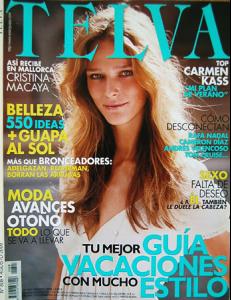 Carmen Kass for Telva Spain September 2013
