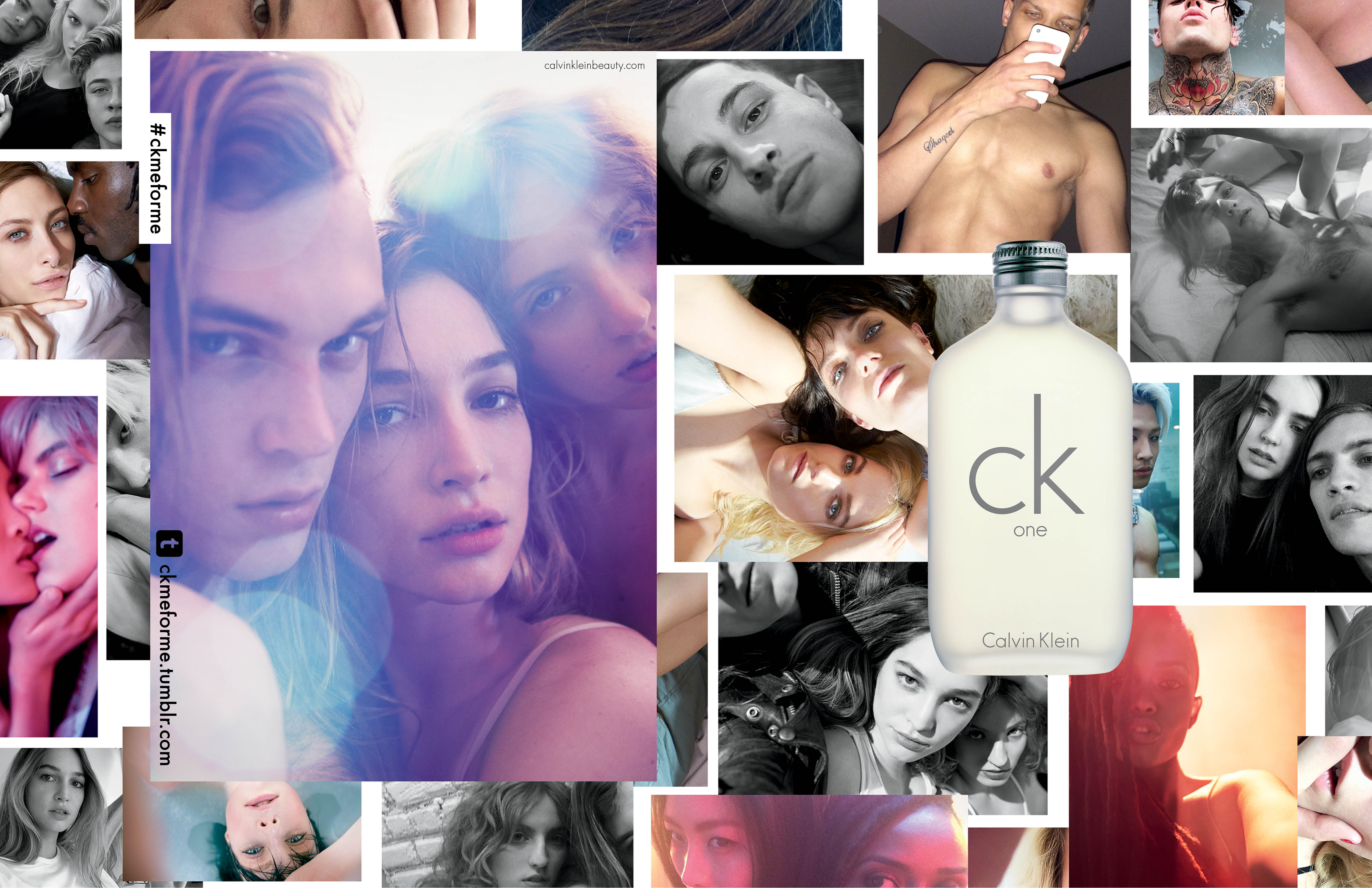 Calvin Klein CK One fragrance – July 2014 – Edie Campbell
