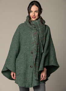 Lisa Loden Green Hooded Cape.jpg