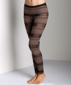 Free People Ruffle Legging Black and Tan - 3.jpg