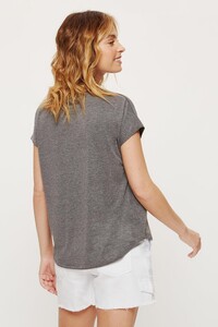 115 Petite Charcoal Ovoid Tee  image number 2.jpg