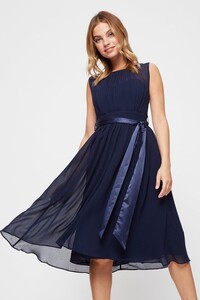 148 Showcase Petite Navy Bethany Dress image number 0.jpg