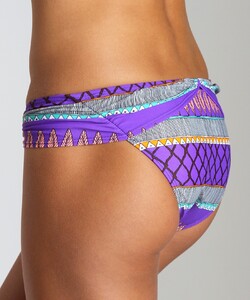 Mara Hoffman Frida Ruched Side Bikini Bottom Violet - 4.jpg