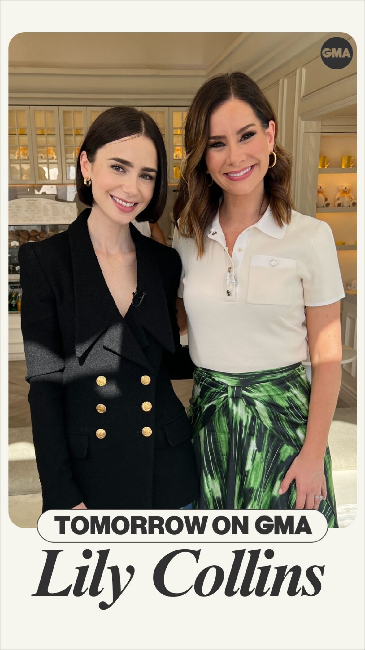 August 12 2024: &quot;Good Morning America&quot;lilycollins.com 